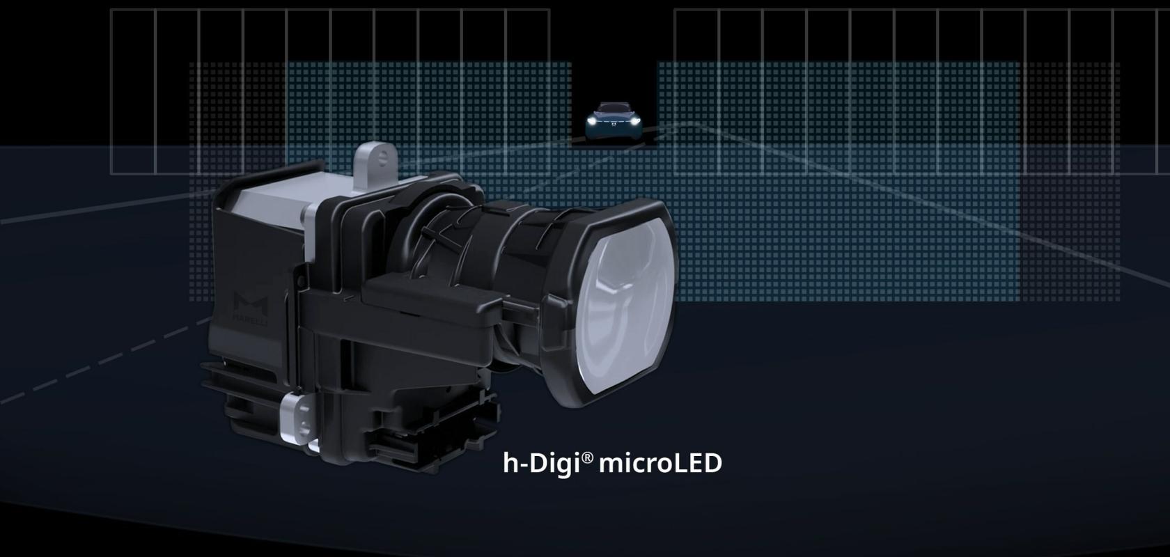 Ams Osram and Marelli launch dynamic automotive microLED headlights